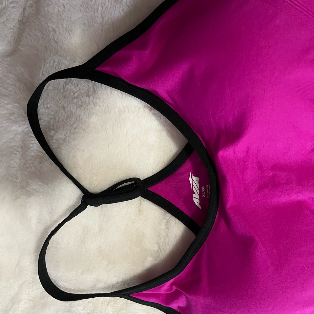 avia pink sports bra